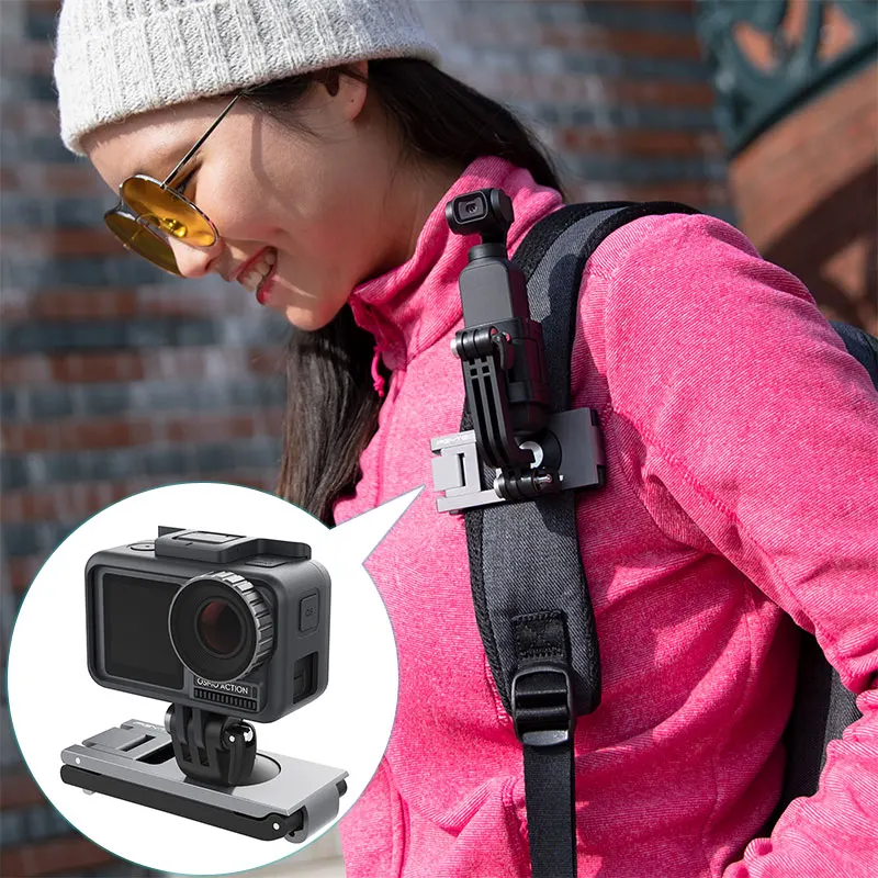 DJI OSMO Pocket/osmo action camera Adjustable Action Camera Strap Holder For 2 / GoPro 10 Gimbal Accessories | Электроника