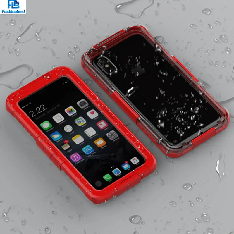 Pushingbest For Iphone X Case Waterproof Shockproof Smart