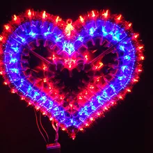 Разъем год декоративные фонарики день Святого Валентина подарок свадебный брак комнате окно макета декоративная светодиодная подсветка признание в любви