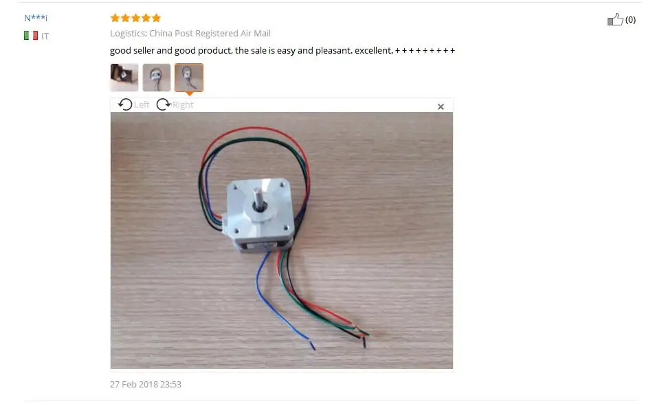 Peças do Cnc do Motor da Impressora do Laser Nema Motor Deslizante 42 Bygh 0.6a Cecnc 3d 1pc 17hs2408 4-lead 17 7 42 motor 42 bygh 0.6a cecnc peças