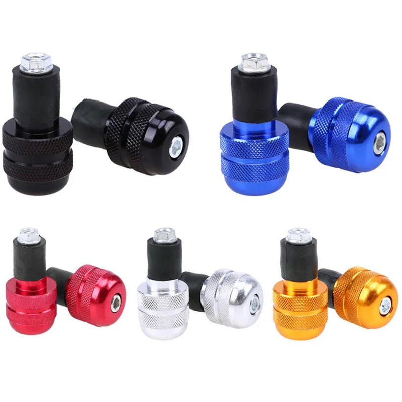 

Universal Motorcycle Handlebar Gear Plug Slider Handle Bar End Grips Cap For Honda Yamaha Kawasaki Suzuki