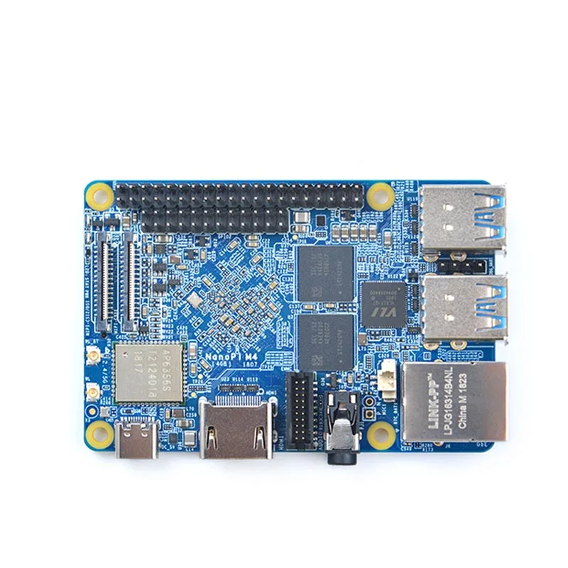 NanoPi M4 2 ГБ/4 ГБ DDR3 Rockchip RK3399 SoC 4 ГГц и с двухдиапазонным Wi Fi Поддержка Android 8 1 Ubuntu ии