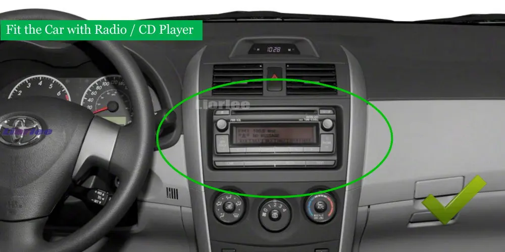 Cheap Car Android Player For Toyota Corolla (E140) Sedan 2006~2013 9" IPS LCD Screen GPS Navigation System Radio Audio Video 4