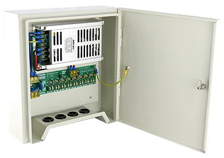 

12V 10A 120W 8 Channel Outdoor Rainproof Power Adapter Supply for CCTV Camera White (default)