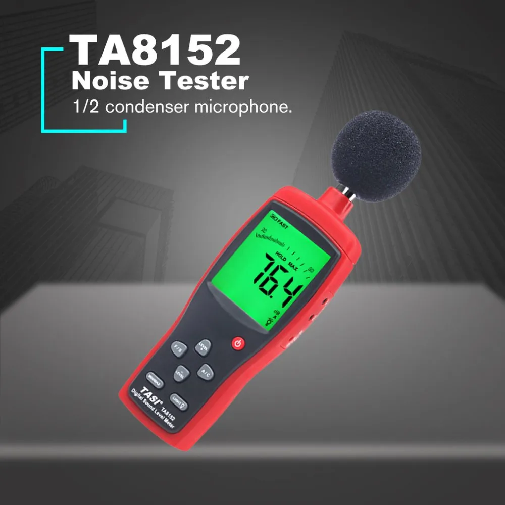 

TA8152 Mini Digital Sound Noise Level Meter Noise Tester Decibel Monitoring Indicator Testers decibels LCD screen noisemeter