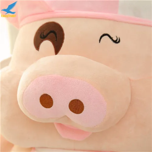 Fancytrade 59''  150cm Cute Giant Stuffed Mcdull Pig Plush Toy Birthday Gift 2 Models Accept Dropshpping FT50003 (18)