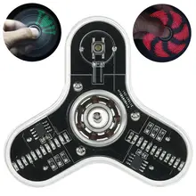 DIY Fingertip Gyro электронный комплект светодиодный Спиннер-Спиннер обучающая игрушка требуется Сварка детский подарок
