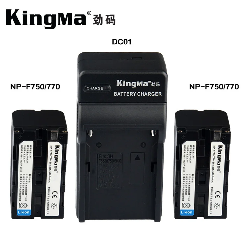 KingMa  F550 NP-F750 , 5200  NP-F960 NP F960 F970 F990  +    SONY PLM-100 CCD-TRV35 MVC-FD91