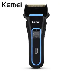Kemei-2016 профессиональный электрическая бритва Для мужчин Борода бритвы 100-240 V Перезаряжаемые электробритвы Портативный электрическая