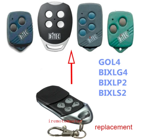Заменить для ditec гараж, двери пульт дистанционного управления для gol4, bixlg4, bixlp2 и bixls2 DHL Бесплатная доставка