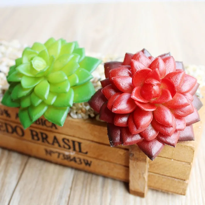 Artificial Succulent Plant Flower Alocasia For Birthday Wedding Perfect For Any Wedding Anniversary Birthday Or Other Party Name Artificial Plant Material Plastic Metal Size Rox Length 5 5cm Wide 7cm