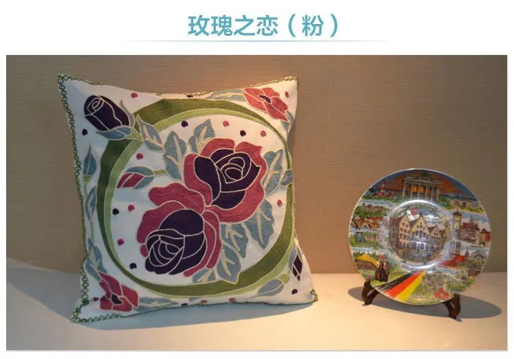 

The new cotton embroidered pillow cushion sofa bed by the pillow office car free shipping