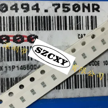 

New and original 100PCS 0494.750NR 0603 750mA 32V 0.75A One-time fuse