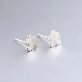 

Trendy Korean Silver Color Geometric Earrings For Women Wedding Bridal Earrings Pendientes Brincos Fashion Jewelry Gift