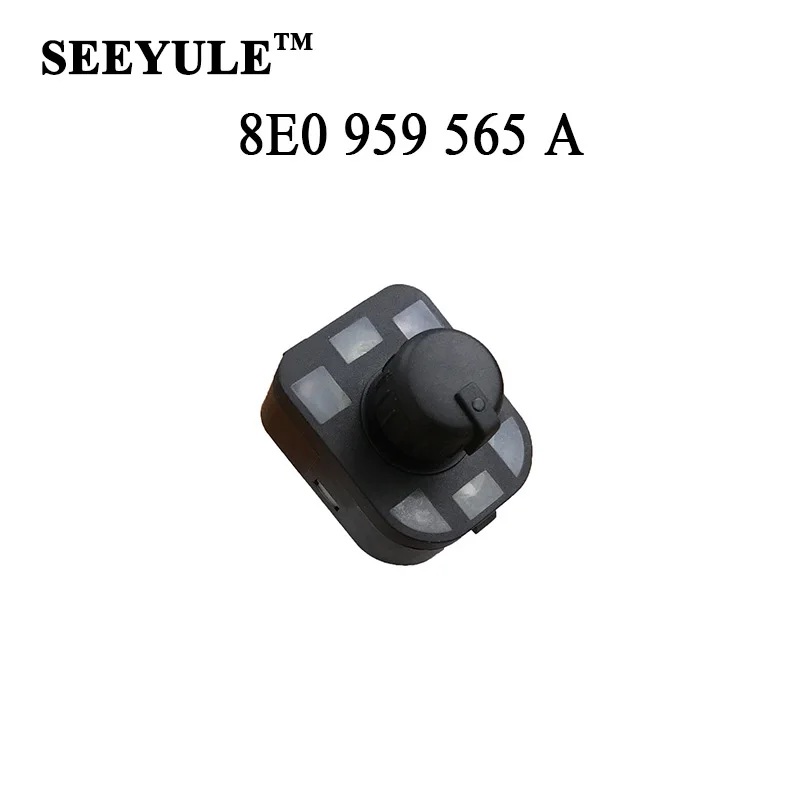 

1pc SEEYULE 8E0 959 565 A Car Side Mirror Switch Knob for Audi A3 A4 S4 A6 A8 Q7 02-07