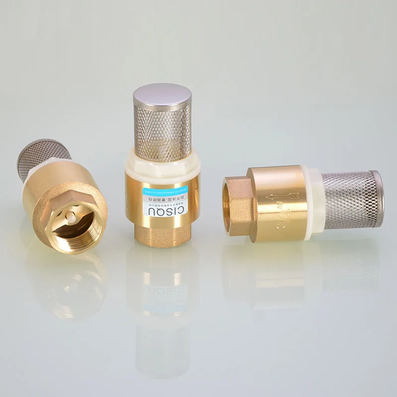 3/4" Brass Check Valve with Strainer Filter BSP Female Thread Brass