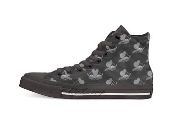 

Kiwi Bird and a Silver fern New Zealand Casual High Top Canvas shoes sneakers For Drop shipping