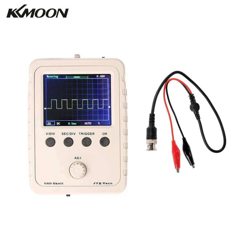 

Digital Oscilloscope DIY Kit Parts with Case Learning Set 1MSa/s 0-200KHz 2.4" TFT Handheld Pocket-size