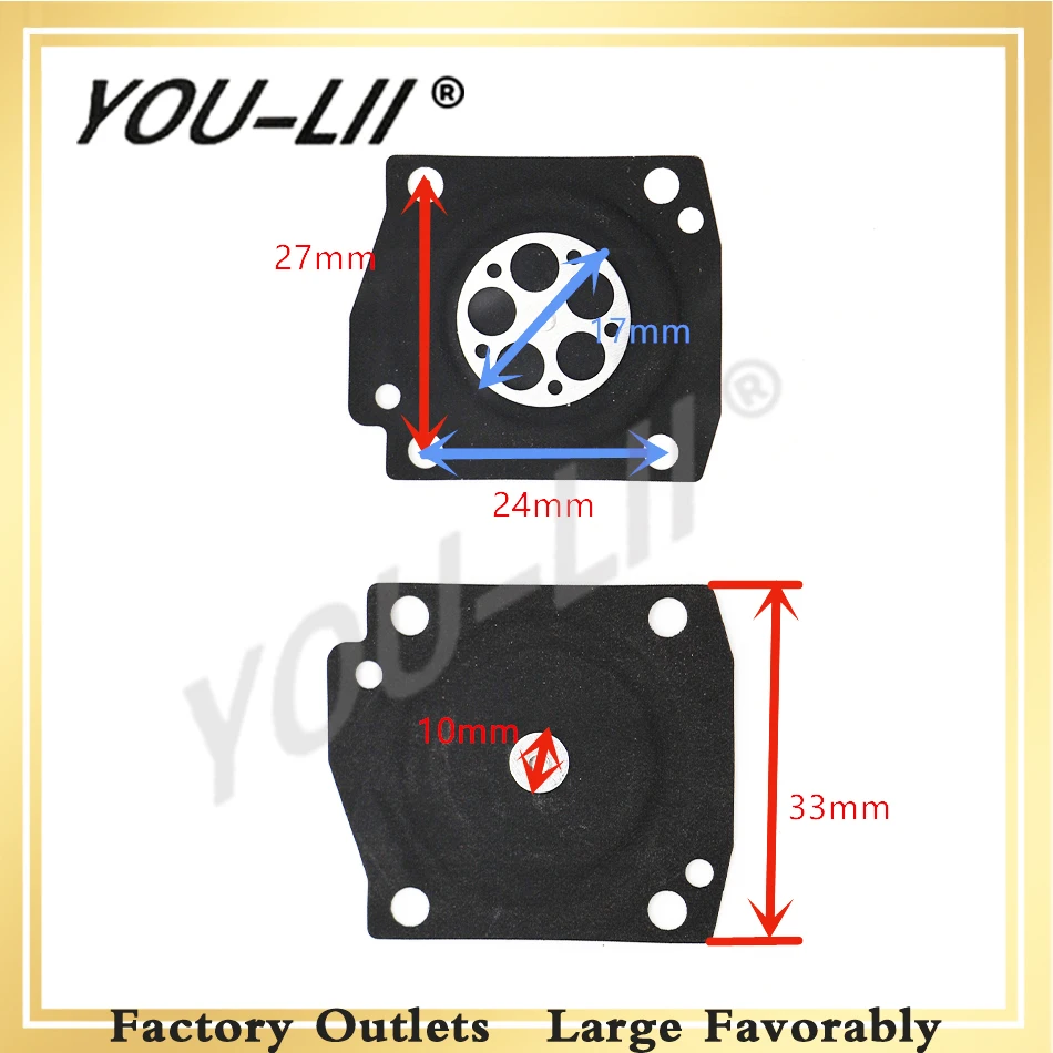 YOULII карбюратор комплект для ремонта и восстановления диафрагмы для Husqvarna 365 бензопила для Zama Carb