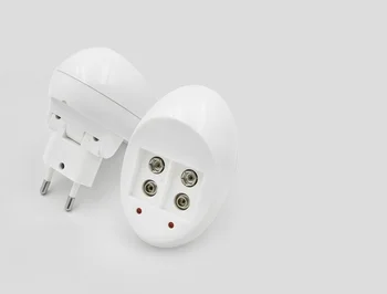 

Professional 9v Battery Charger for 6F22 9V Lithium Ni-MH Ni-CD Battery EU Plug cargador portatil