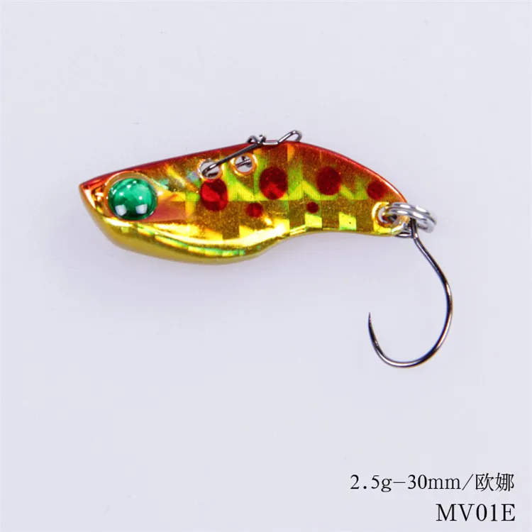 BassLegend Metal Lure Sinking Lipless Crankbait Trout Lure VIB Vibration 28mm 2.4g