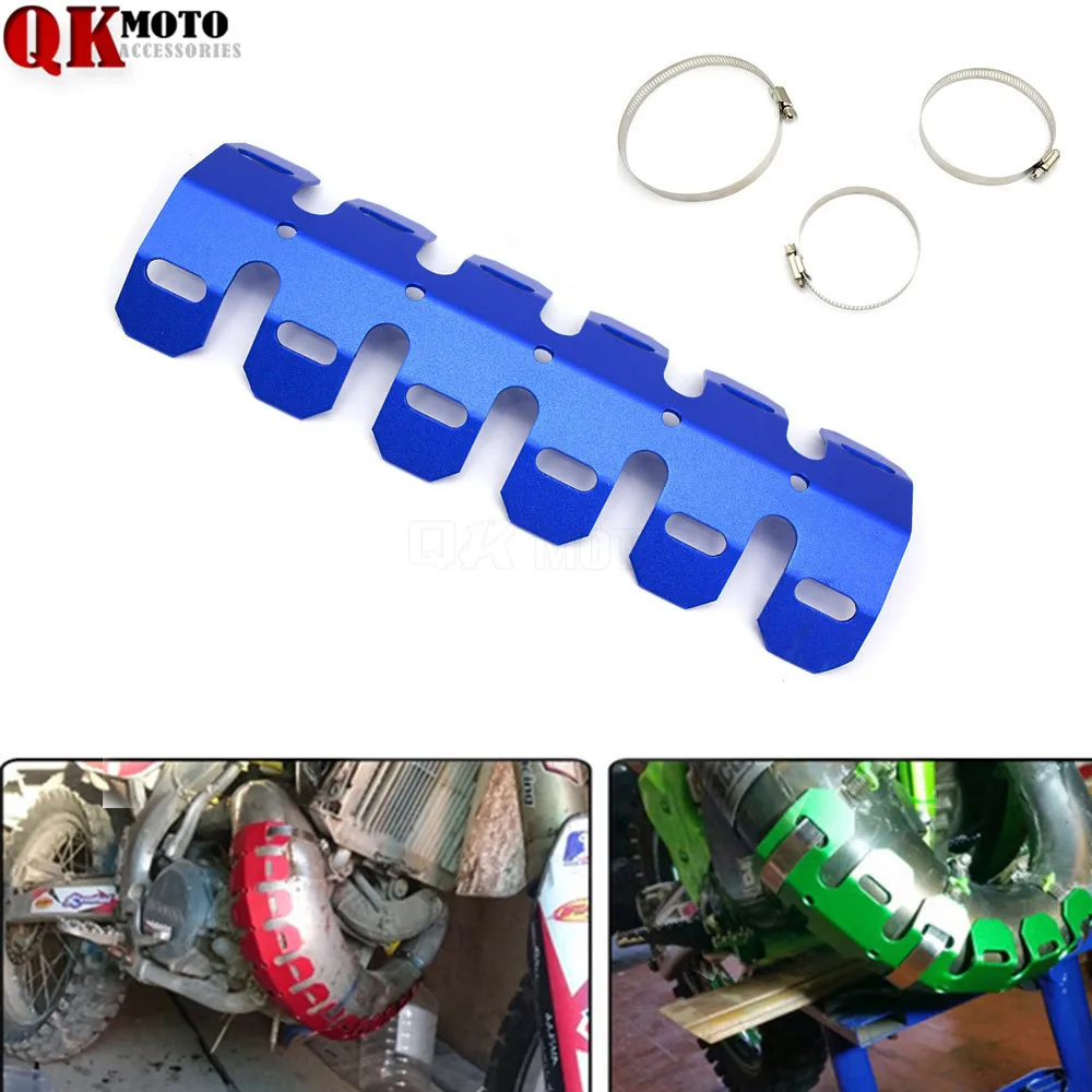 Buy Motorcycle Exhaust Pipe Leg Protector Heat Shield
