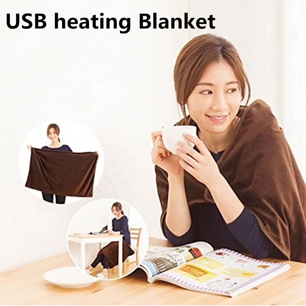 45x80cm Baby Electric Thermal Heated Blanket Shoulder Mobile Heating