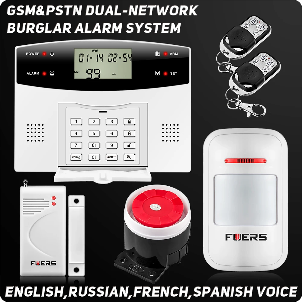 Buy Wireless Wired Alarm Systems LCD Keyboard GSM PSTN House Security Alarm