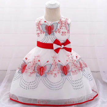 

Robe Bebe Fille Summer 2019 Infant Baby Girl Dress Embroidery Toddler Girl Dress for Birthday Party Wedding Baby Girl Clothes