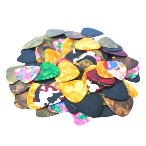 

SEWS 100pcs Acoustic Guitar Picks Guitar Celluloid Plectrum Thin Celluloid Picks - 0.46mm