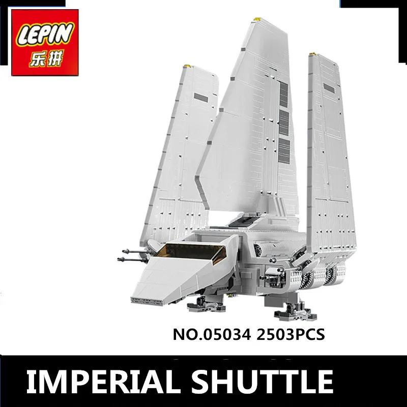 

IN STOCK LEPIN 05034 2503Pcs Imperial Shuttle W Model Building Kit Blocks Bricks Compatible Children Toy Gift With 10212