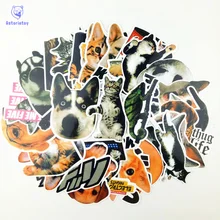 31pcs/1lot Cute pet cat dog funny Funny Sticker Decal For Car Laptop Bicycle Motorcycle Notebook Waterproof Stickers
