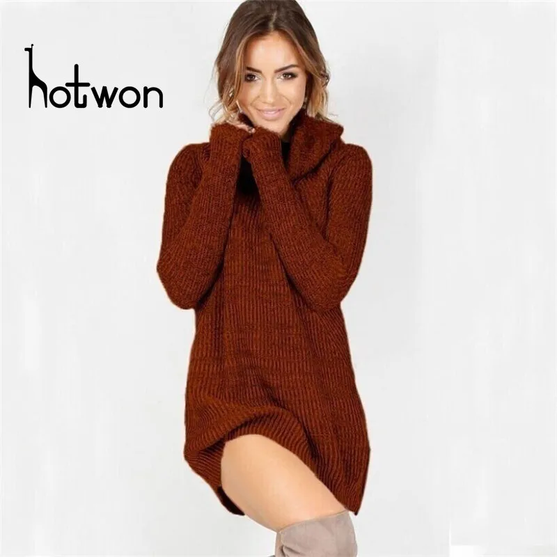 long sleeve oversized sweater dress