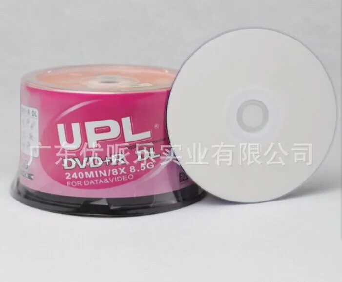 50 дисков менее 0.3% степень дефекта UPL D9 8 5 GB Blank DVD с поверхностью подходящей для