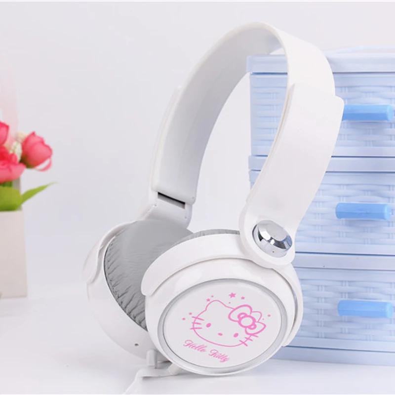 Новая мультяшная гарнитура hello kitty наушники на мобильный телефон MP3/MP4/компьютер