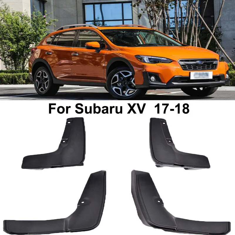 

Newest 4 PCS Car Mud Flaps For Subaru XV 2018 2017 Crosstrek Mudflaps Splash Guards Front Rear Mud Flap Mudguards
