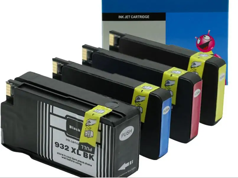 Картридж с чернилами для HP Officejet 7110 7612 7512 7510 картридж 932 4 шт./компл.|cartridge for hp|cartridge