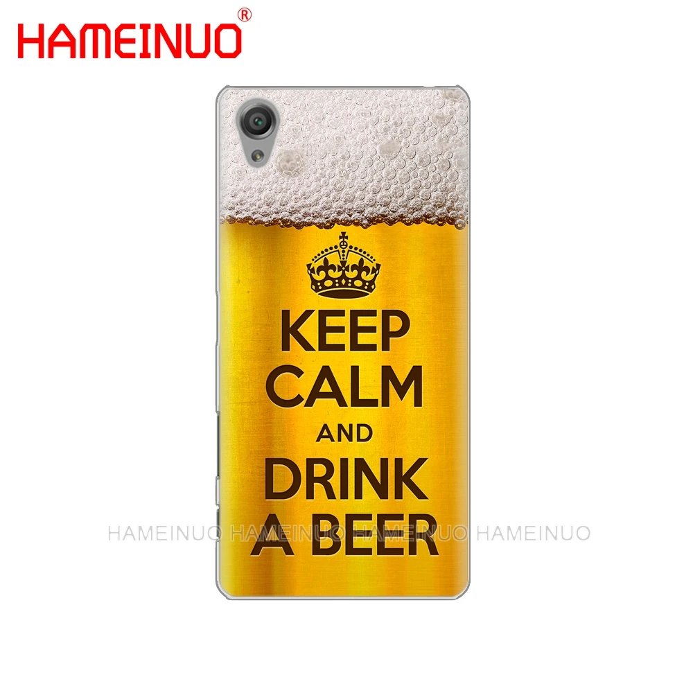 HAMEINUO keep calm and drink a bear wine чехол для телефона для sony xperia C6 XA1 XA2 XA ULTRA X XP L1 L2 X XZ1 compact XR/XZ PREMIUM - Цвет: 43533