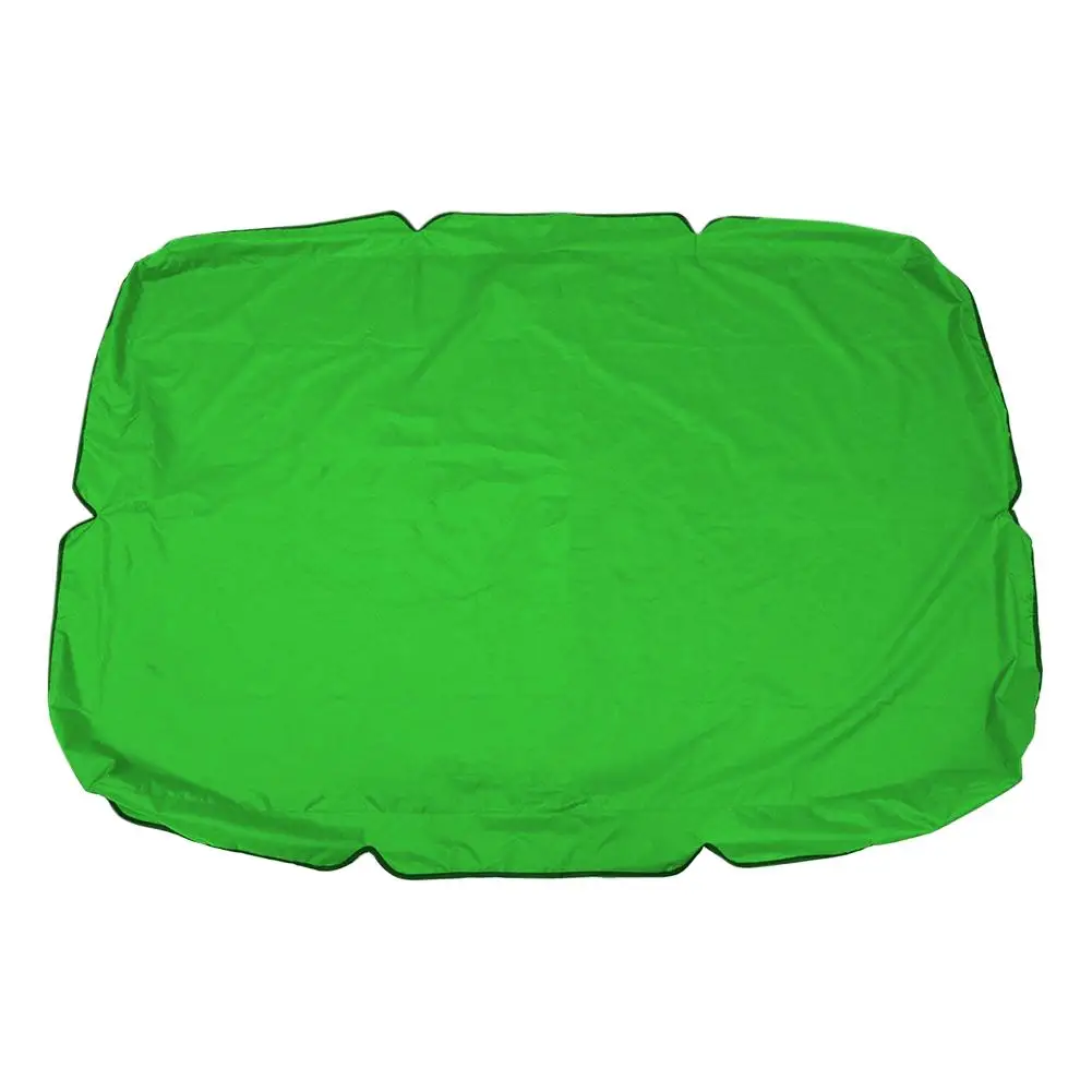 4 цвета, устойчивые к ультрафиолетовому излучению Чехлы для садовых качелей и стульев, защита от пыли/водонепроницаемый наружный гамак для внутреннего двора, палатка, качающаяся верхняя крышка - Цвет: Green