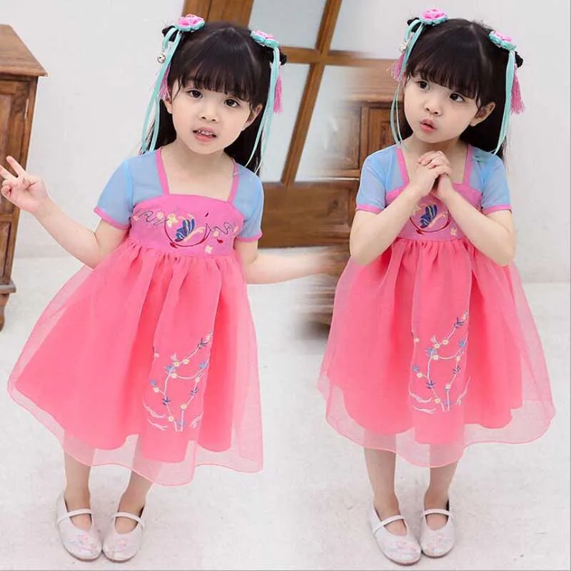 

Summer Lace Children Clothing Princess Kids Dresses For Girls Causal Wear Unicorn Dress 3 8 Years Girls Dress Vestido Robe Fille