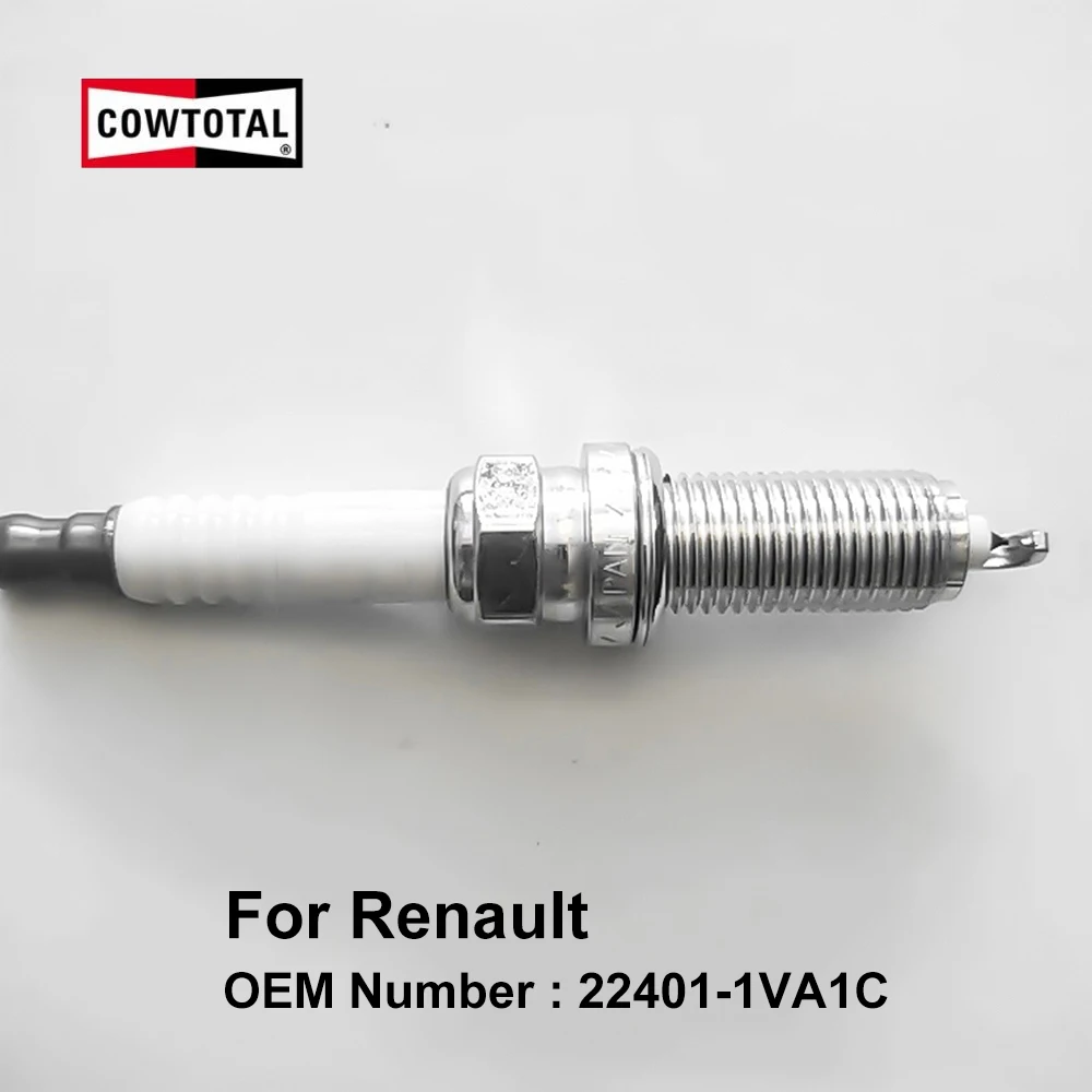 Cowtote двойной Иридиевый Свеча зажигания 22401 1VA1C для Renault Koleos|Свечи и запальные