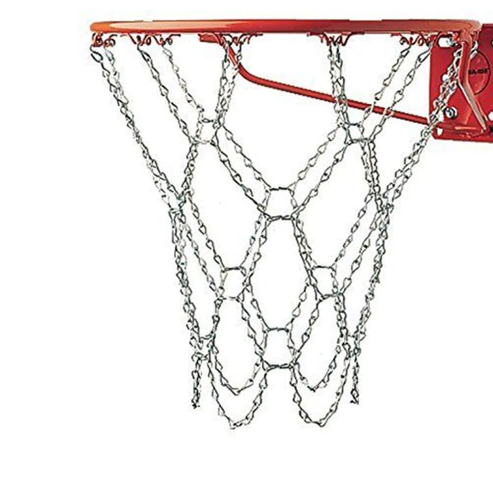 Лидер продаж чемпионский, спортивный тяжелый, гальванизированный стальной цепью баскетбольная сетка Стандартный Размер Баскетбола обода