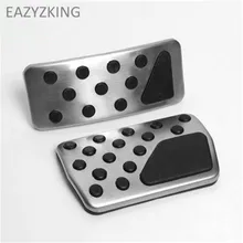 Stainless steel car styling Gas Brake pedal cover AT case For Dodge Journey Durango/For Jeep compass Patriot/For Fiat Freemont