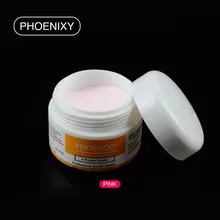 Профессиональный акриловый порошок прозрачный арт для ногтей советы строитель прозрачный порошок Маникюр розовый, белый, прозрачный 15 г