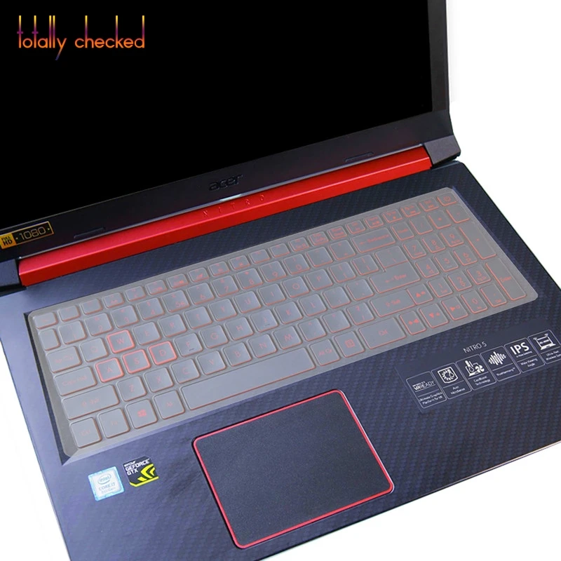 Защитный чехол-клавиатура для 15," acer NITRO 5 AN515-52 AN515 AN5 VX 15 VX5-591G V 17 Gaming VN7-793G 17,3