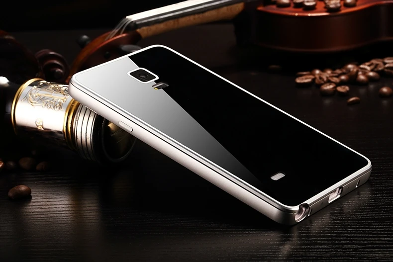 bilder für Gehärtetes Glas Back Cover + Metall Aluminium Rahmen Fall Coque Für Samsung Galaxy Note N9100 4 Original Telefon Fall bilder für Gehärtetes Glas Back Cover + Metall Aluminium Rahmen Fall Coque Für Samsung Galaxy Note N9100 4 Original Telefon Fall