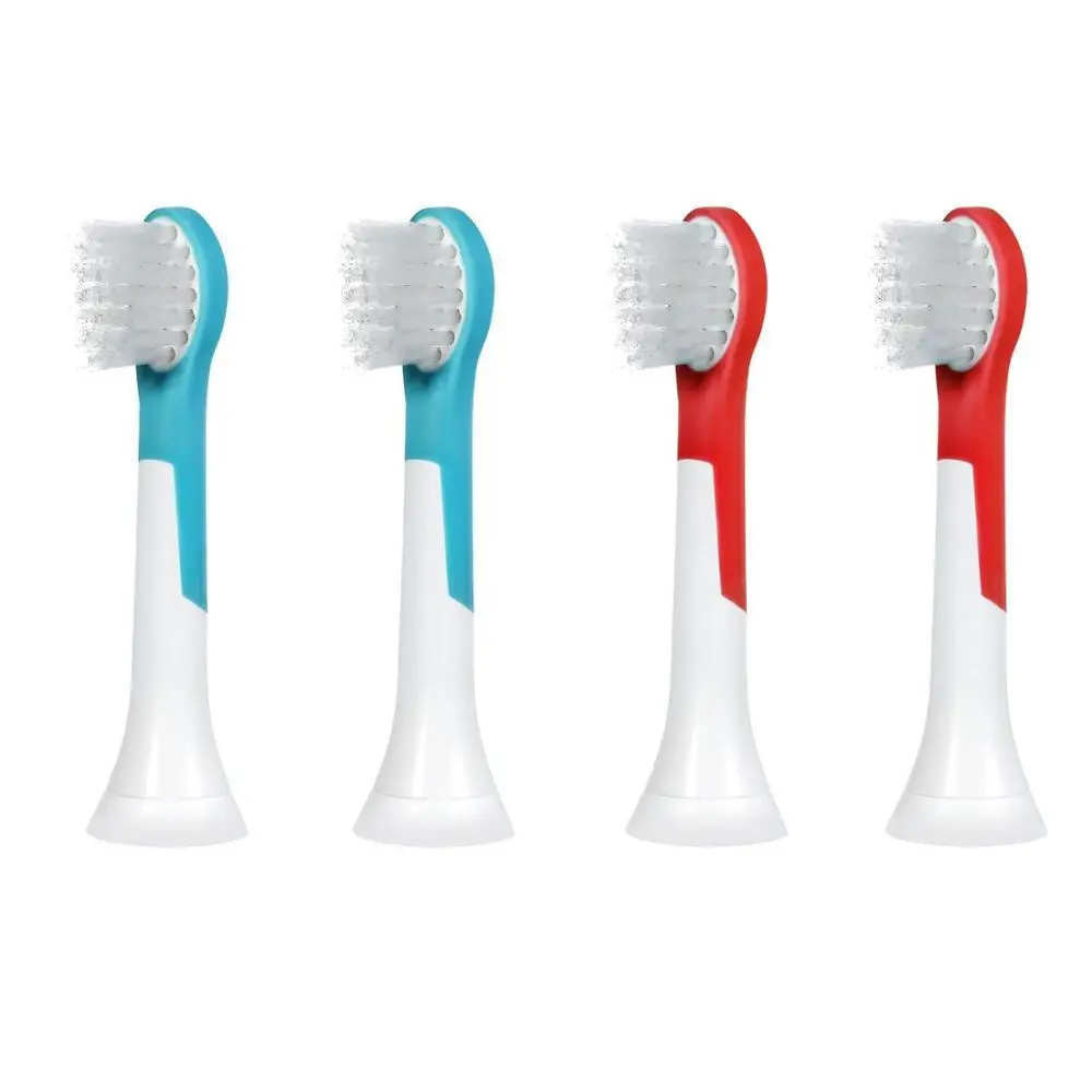 

4pcs/pack Electric Toothbrush Head Compact For Philips Sonicare Kids Children HX6032 HX6034 For Child Age 4+