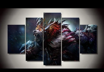 

Unframed Printed ursa dota Poster 5 piece wall art children's room decor oil painting poster canvas decoration Free shipping