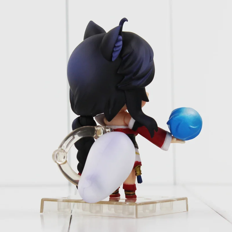 4'ཆcm La Вольпе a Нове товара Рисунок Игрушки Ahri ПВХ #411 Modello Figura Per Bambini Da Collezione
