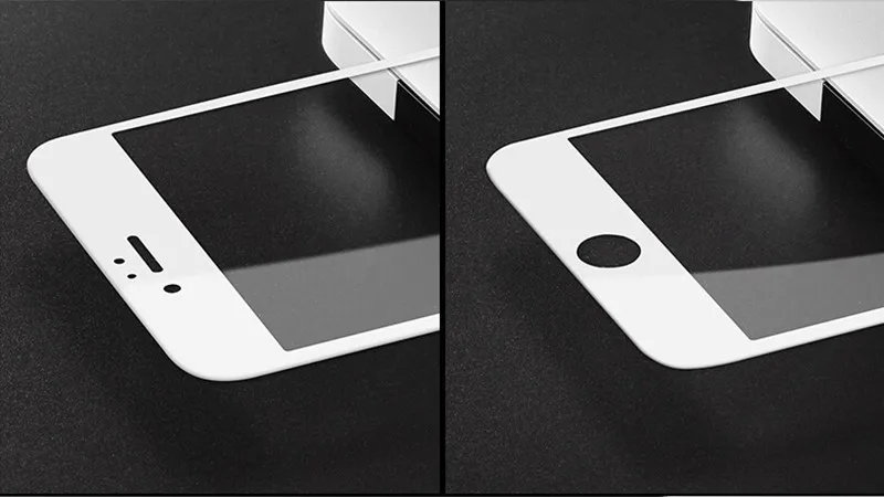 

20pcs Glass on the for iphone 6 7 tempered glass 3D curved edge full cover for iphone 6 6S 7 Plus glass screen protector Film